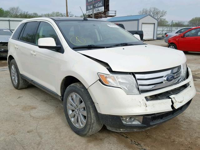 2FMDK38C58BA62043 - 2008 FORD EDGE SEL CREAM photo 1