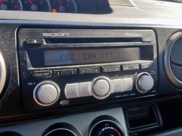 JTLKE50E881037391 - 2008 TOYOTA SCION XB 白色 照片 9