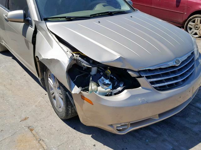 1C3LC56V19N560909 - 2009 CHRYSLER SEBRING TO GOLD photo 9