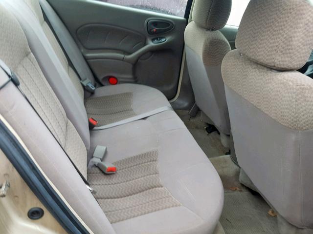 1G2NF52E34M640541 - 2004 PONTIAC GRAND AM S TAN photo 6