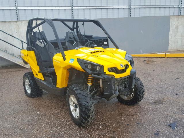 3JBKGAN21FJ000877 - 2015 CAN-AM COMMANDER YELLOW photo 1