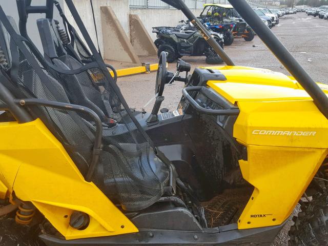 3JBKGAN21FJ000877 - 2015 CAN-AM COMMANDER YELLOW photo 5