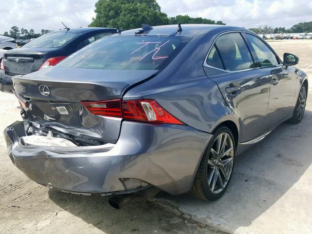 JTHBF1D25F5058687 - 2015 LEXUS IS 250 GRAY photo 4