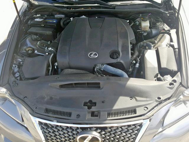 JTHBF1D25F5058687 - 2015 LEXUS IS 250 GRAY photo 7