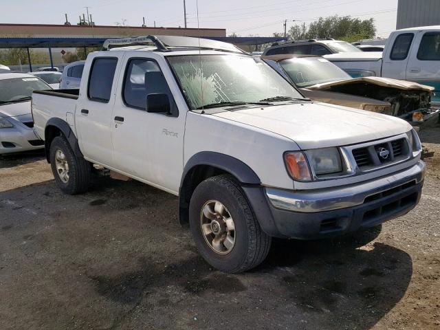 1N6ED27T8YC418142 - 2000 NISSAN FRONTIER C WHITE photo 1