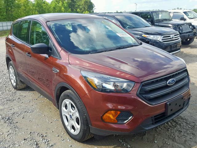 1FMCU0F76JUA71523 - 2018 FORD ESCAPE S MAROON photo 1