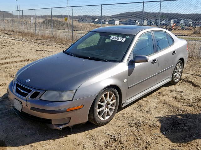 YS3FD49Y551048358 - 2005 SAAB 9-3 ARC GRAY photo 2