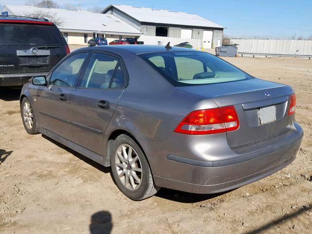 YS3FD49Y551048358 - 2005 SAAB 9-3 ARC GRAY photo 3