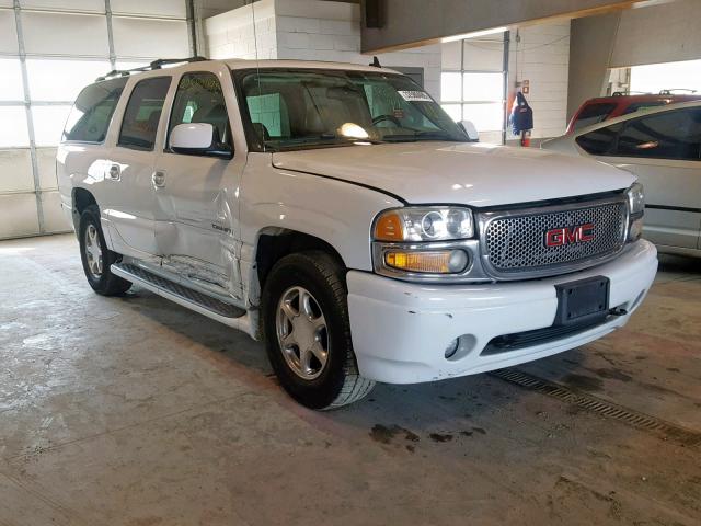 1GKFK66U46J148872 - 2006 GMC YUKON XL D WHITE photo 1