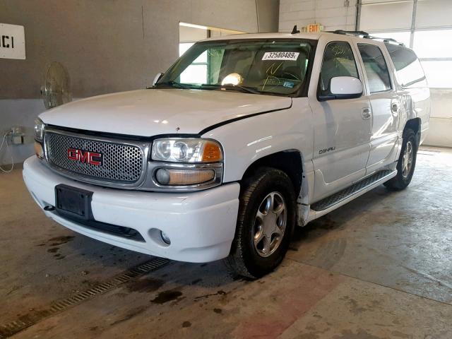 1GKFK66U46J148872 - 2006 GMC YUKON XL D WHITE photo 2