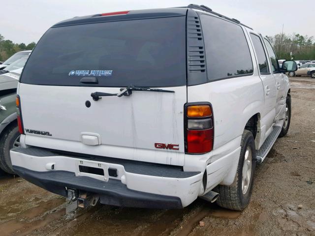 1GKFK66U46J148872 - 2006 GMC YUKON XL D WHITE photo 4