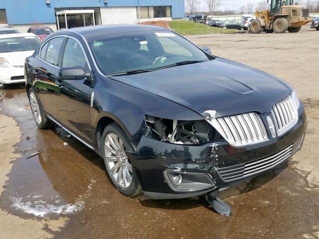 1LNHL9DR5AG600668 - 2010 LINCOLN MKS BLACK photo 1