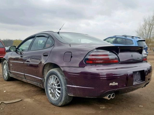 1G2WP52K12F204411 - 2002 PONTIAC GRAND PRIX MAROON photo 3
