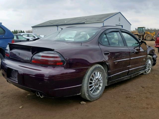 1G2WP52K12F204411 - 2002 PONTIAC GRAND PRIX MAROON photo 4