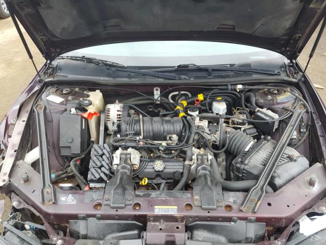 1G2WP52K12F204411 - 2002 PONTIAC GRAND PRIX MAROON photo 7