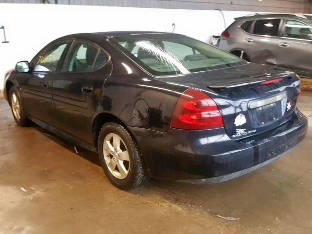 2G2WP552981106576 - 2008 PONTIAC GRAND PRIX BLACK photo 3
