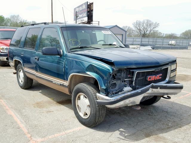 1GKEK13KXSJ758044 - 1995 GMC YUKON GREEN photo 1