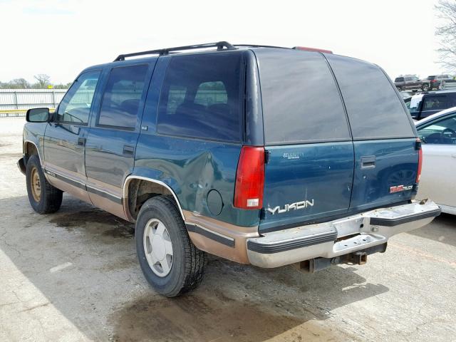 1GKEK13KXSJ758044 - 1995 GMC YUKON GREEN photo 3