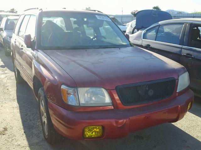 JF1SF65601G738631 - 2001 SUBARU FORESTER S RED photo 1