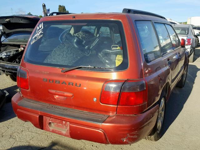 JF1SF65601G738631 - 2001 SUBARU FORESTER S RED photo 4