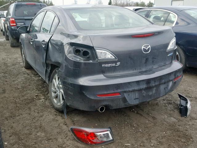 JM1BL1V73D1828846 - 2013 MAZDA 3 I GRAY photo 3