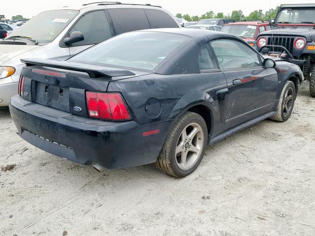 1FAFP42X73F356377 - 2003 FORD MUSTANG GT BLACK photo 4