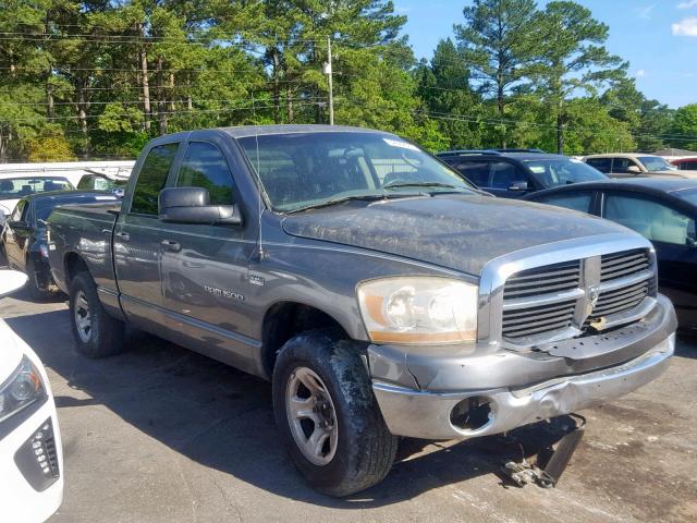 1D7HA18286J142097 - 2006 DODGE RAM 1500 S GRAY photo 1