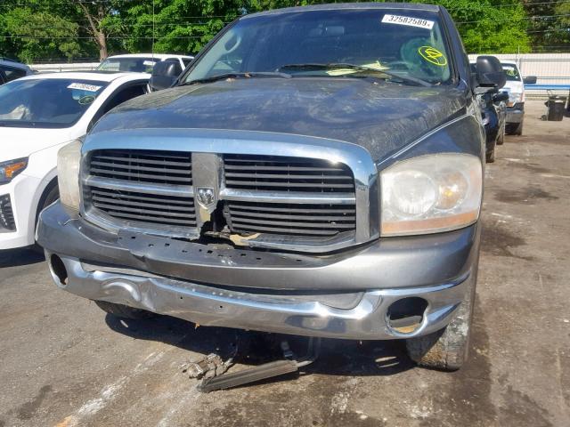 1D7HA18286J142097 - 2006 DODGE RAM 1500 S GRAY photo 9