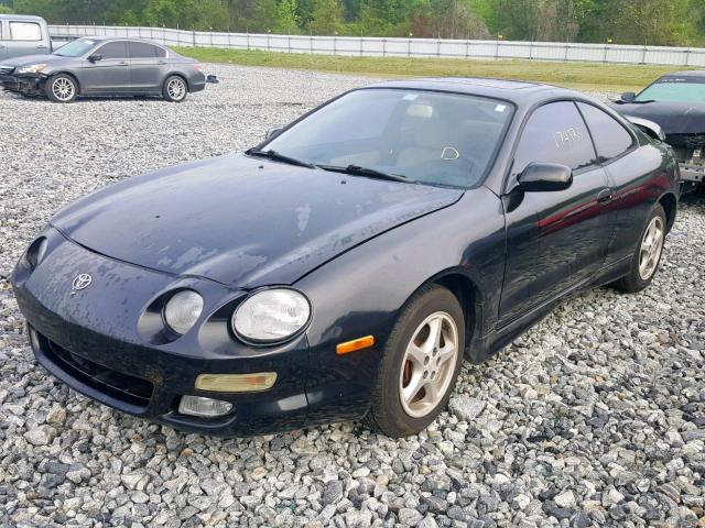 JT2DG02T0X0057953 - 1999 TOYOTA CELICA GT BLACK photo 2