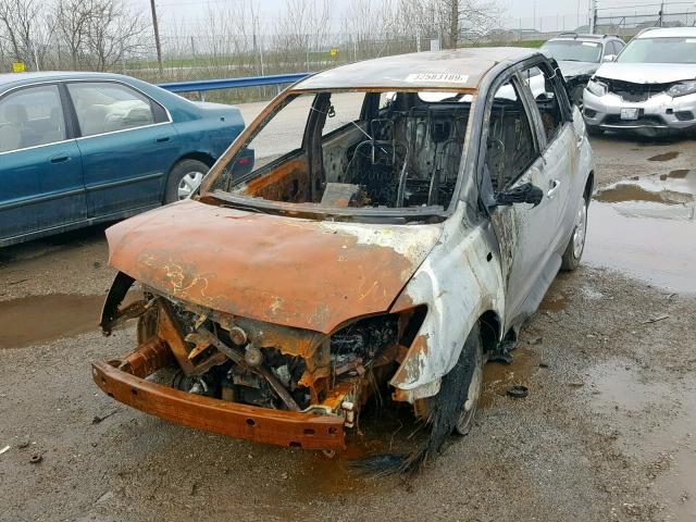 JTKKT624950100021 - 2005 TOYOTA SCION XA BURN photo 2