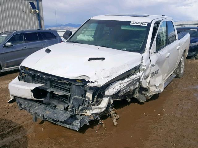 1C6RR7MT9ES476518 - 2014 RAM 1500 SPORT WHITE photo 2