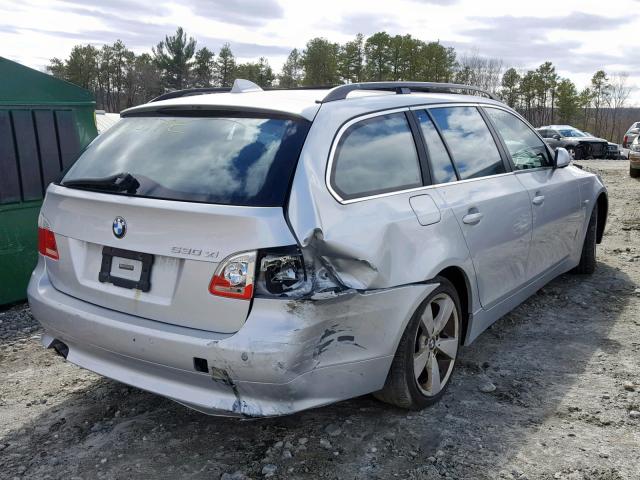 WBANN73576CN02824 - 2006 BMW 530 XIT SILVER photo 4