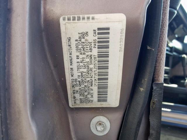 1Y1SK7167LZ057287 - 1990 GEO PRIZM BASE CHARCOAL photo 10