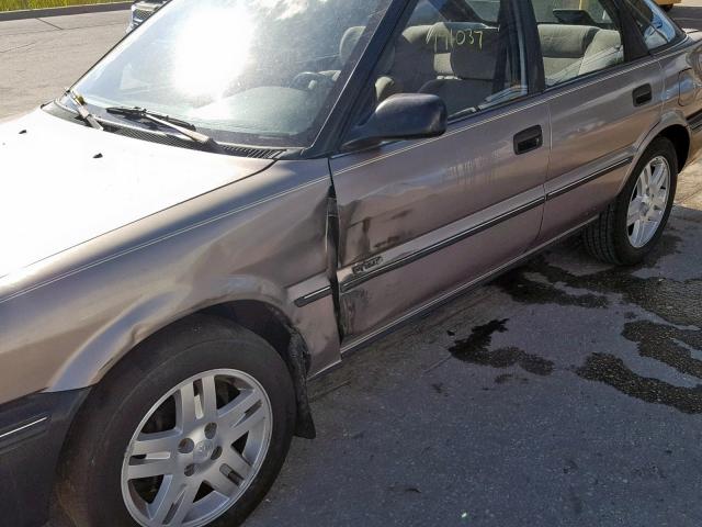 1Y1SK7167LZ057287 - 1990 GEO PRIZM BASE CHARCOAL photo 9