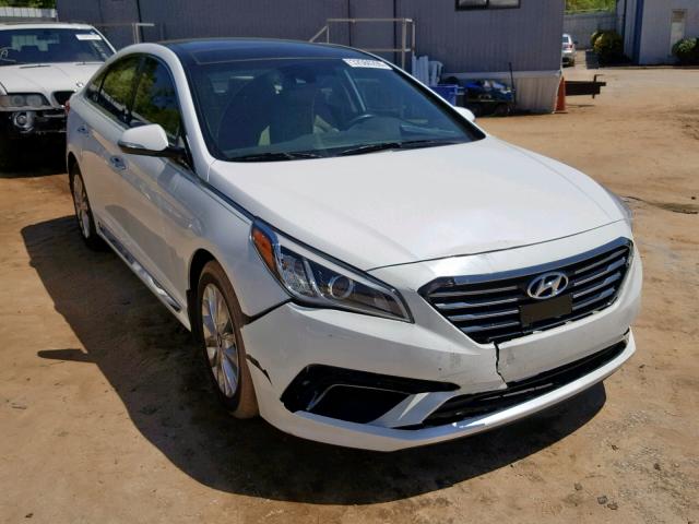 5NPE34AF6FH232475 - 2015 HYUNDAI SONATA SPO WHITE photo 1