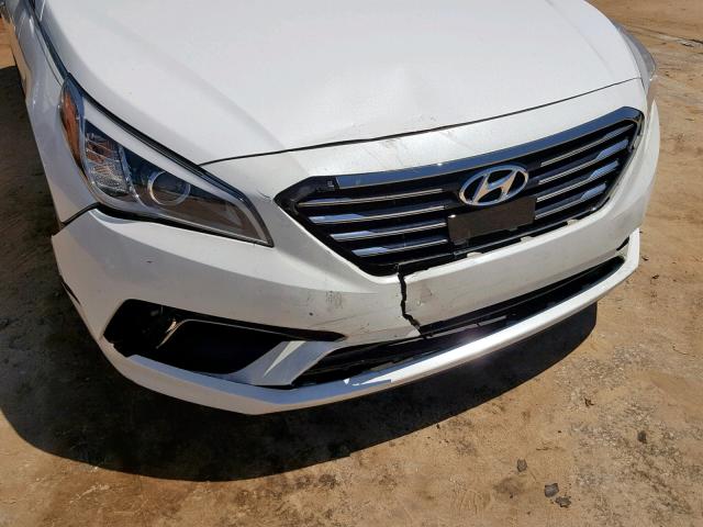 5NPE34AF6FH232475 - 2015 HYUNDAI SONATA SPO WHITE photo 9