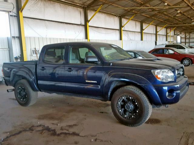 5TELU42N15Z051175 - 2005 TOYOTA TACOMA DOU BLUE photo 1