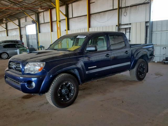 5TELU42N15Z051175 - 2005 TOYOTA TACOMA DOU BLUE photo 2