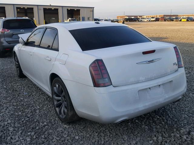 2C3CCABG1EH355206 - 2014 CHRYSLER 300 S WHITE photo 3