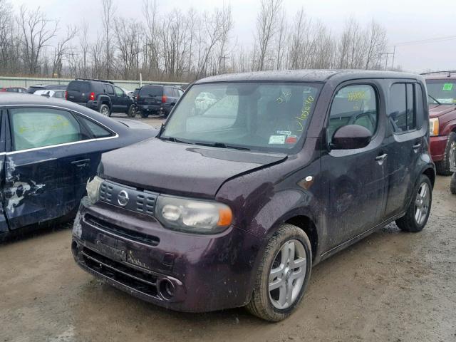 JN8AZ28R39T100361 - 2009 NISSAN CUBE BASE PURPLE photo 2