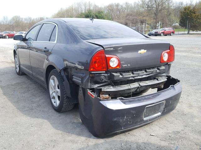 1G1ZB5EB6AF275999 - 2010 CHEVROLET MALIBU LS CHARCOAL photo 3