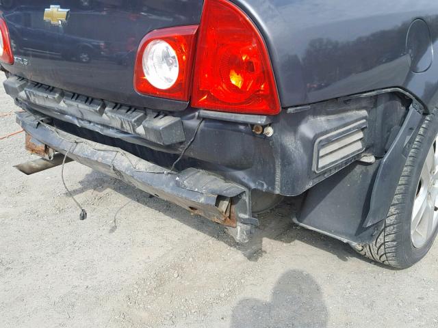 1G1ZB5EB6AF275999 - 2010 CHEVROLET MALIBU LS CHARCOAL photo 9