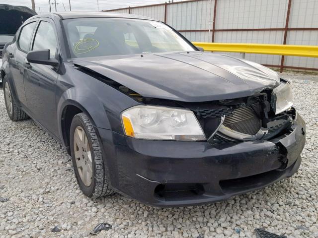 1B3BD4FBXBN508142 - 2011 DODGE AVENGER EX BLACK photo 1