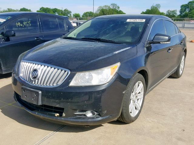 1G4GC5EC4BF145348 - 2011 BUICK LACROSSE C BLACK photo 2