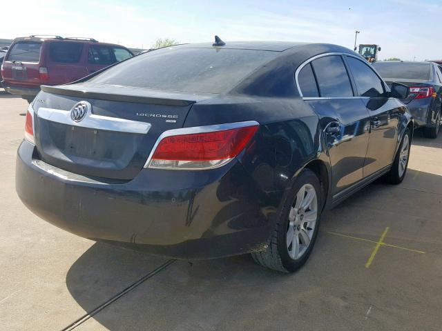 1G4GC5EC4BF145348 - 2011 BUICK LACROSSE C BLACK photo 4