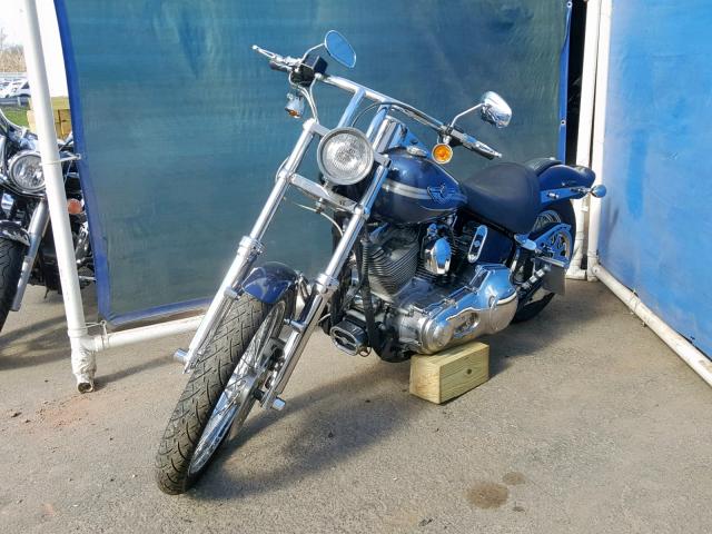 1HD1BHY153Y036314 - 2003 HARLEY-DAVIDSON FXST BLUE photo 2