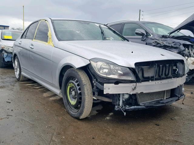 WDDGF8AB6DG126524 - 2013 MERCEDES-BENZ C 300 4MAT SILVER photo 1