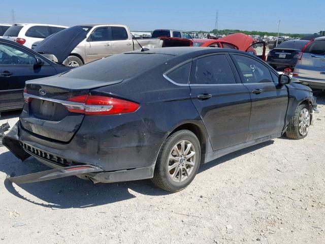 3FA6P0G72JR109561 - 2018 FORD FUSION S BLACK photo 4