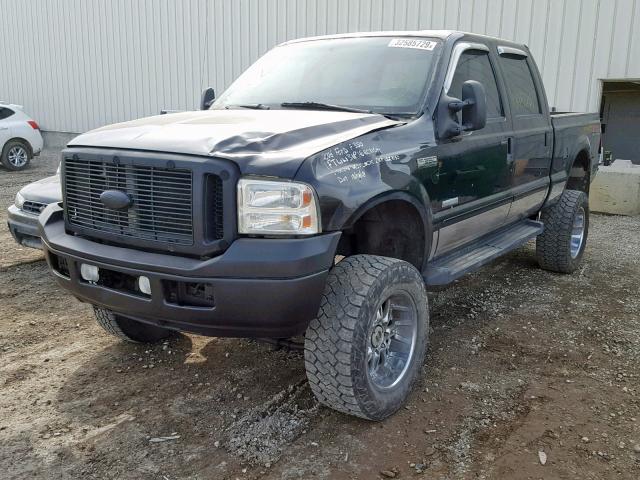 1FTWW31P16EC21544 - 2006 FORD F350 SRW S BLACK photo 2