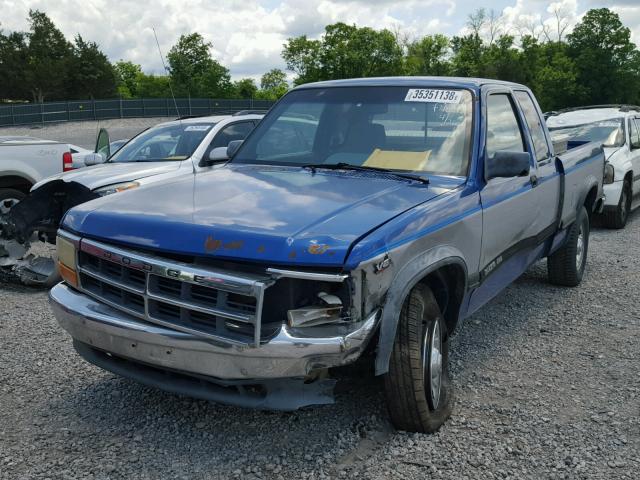 1B7GG23X2RS606979 - 1994 DODGE DAKOTA BLUE photo 2